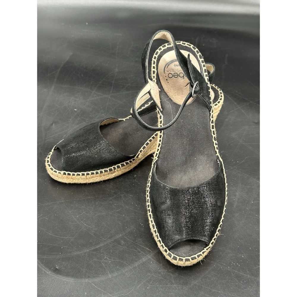 Abeo BIO System Dahlia Espadrille Wedge Sandals Women's Size 9N Orthopedic